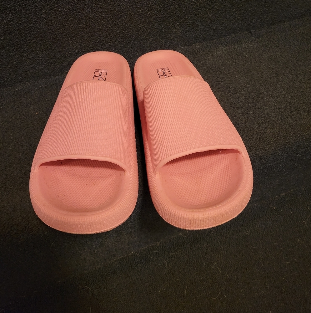 Pink Cloud Slide Sandals Size 8